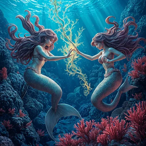 Mermaids battle