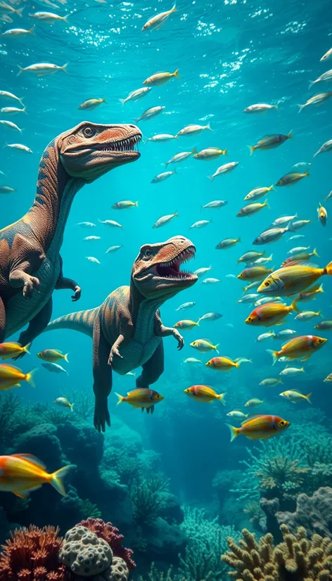 aquatic dinosaurs