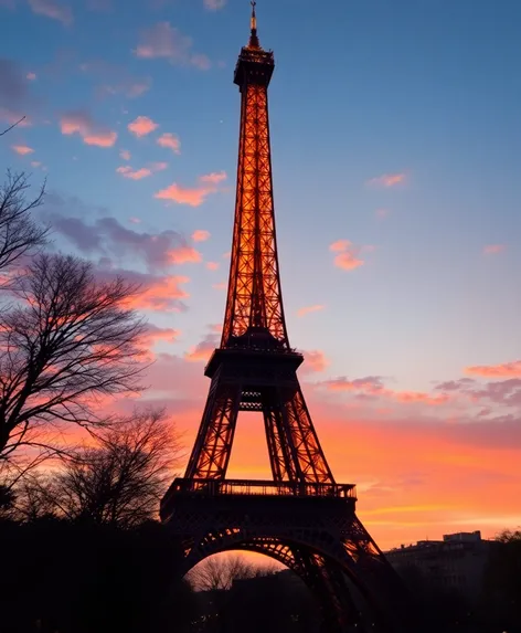 paris sunset