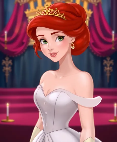 disney princess with red