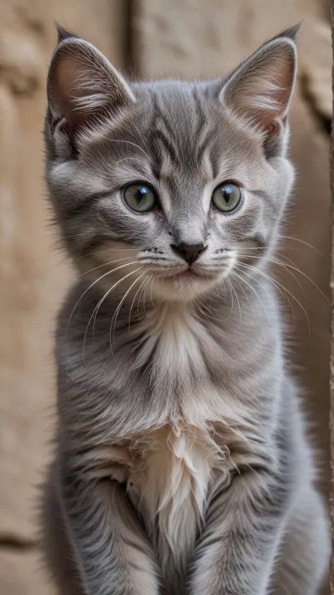 gray kitten