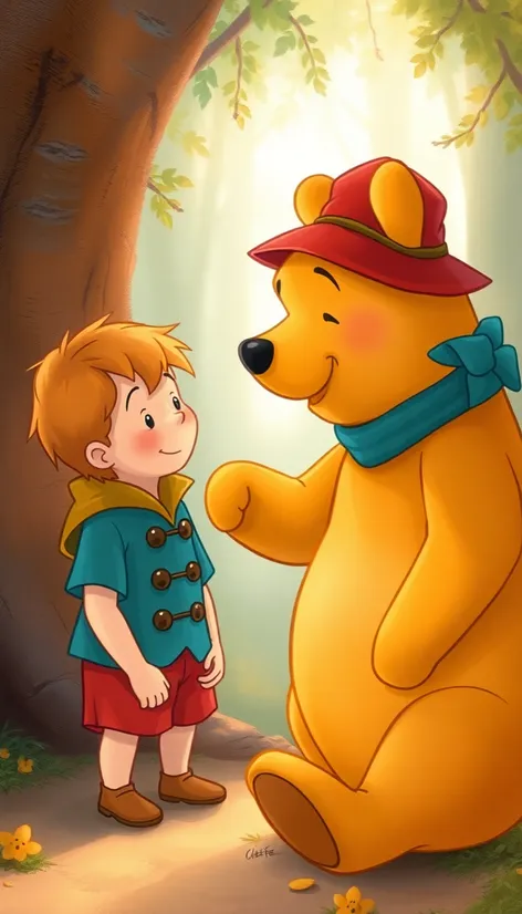 christopher robin pooh bear