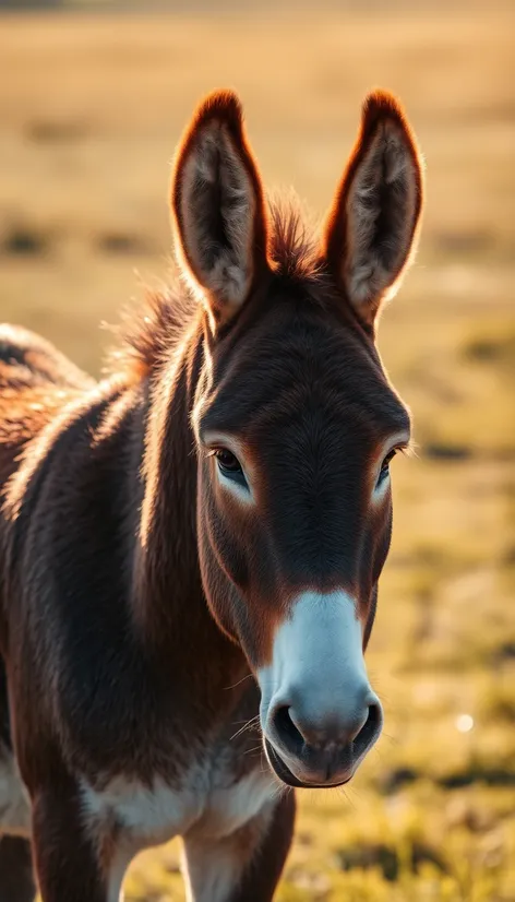 female donkey