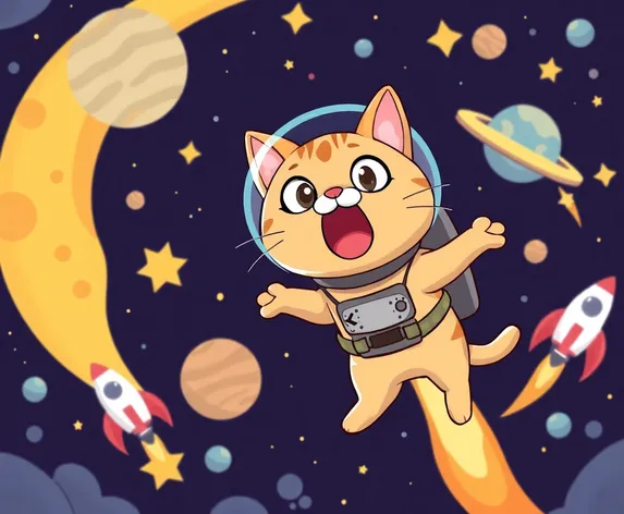 cat in space meme