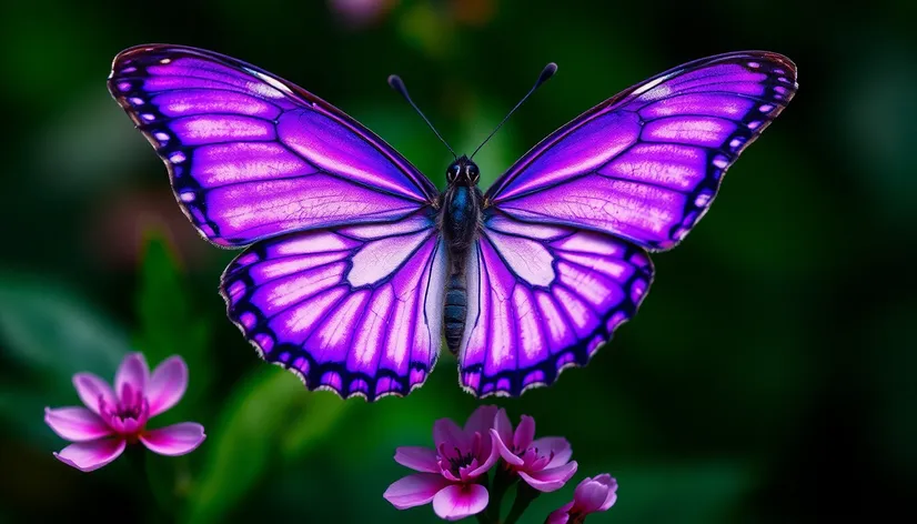 purple butterfly wallpaper