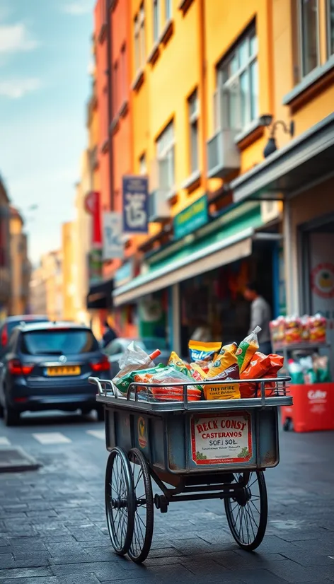 pushing cart