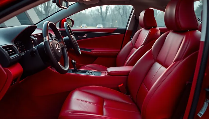 lexus red interior