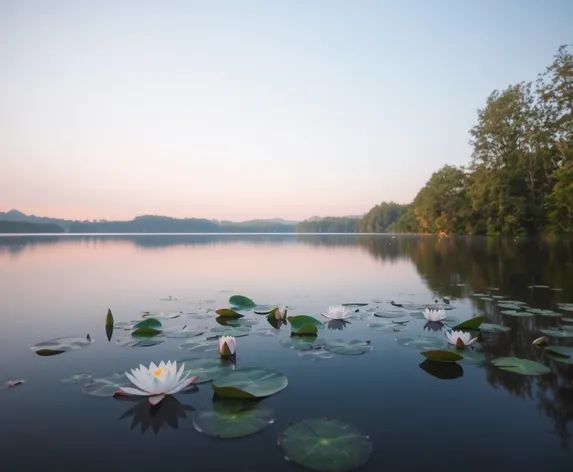 lake light lily