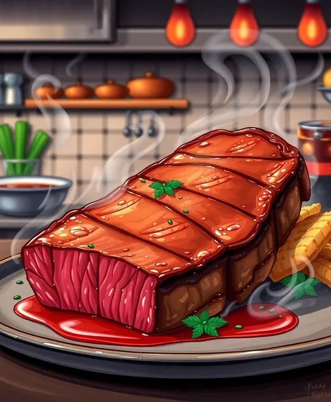 steak drawing