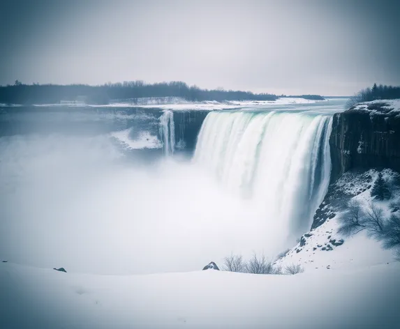 niagara falls in winter