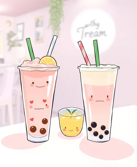 bubble tea simple drinks