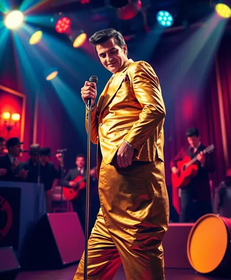 elvis in gold suit