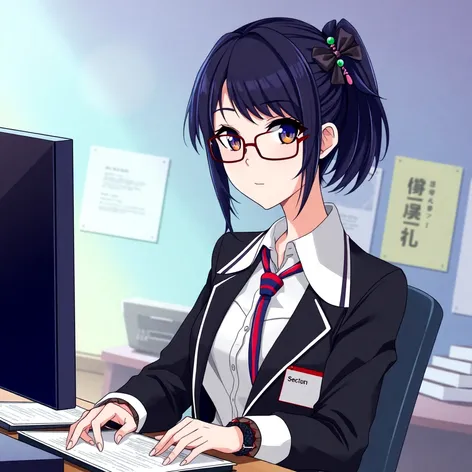 secretary anime