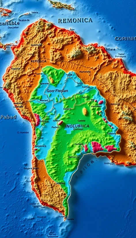 mapa de republica dominicana