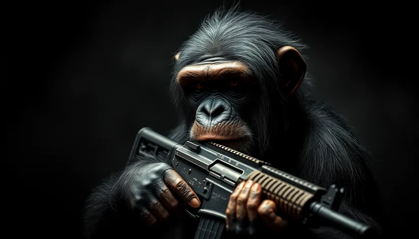 chimp with ak47