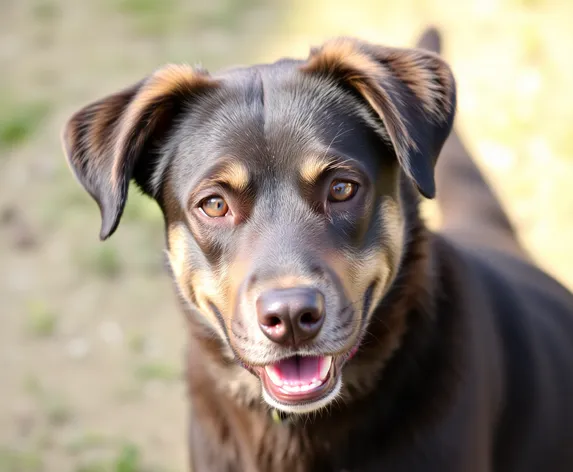 pitbull mix black lab