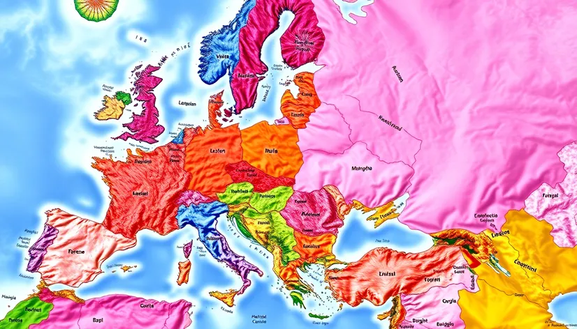 map of europe russia