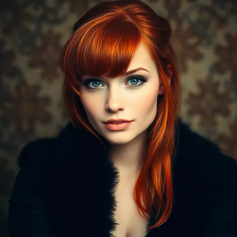 redhead woman