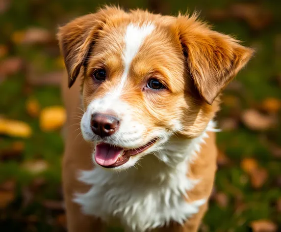 brown and white dog