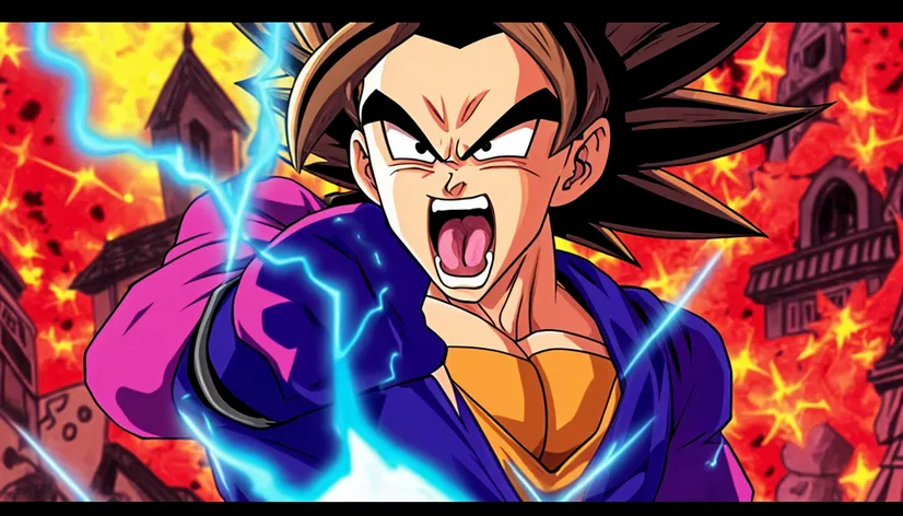 goku screaming