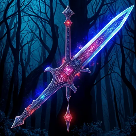 blue sword