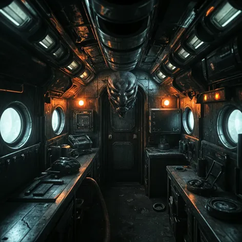 inside of predator ship