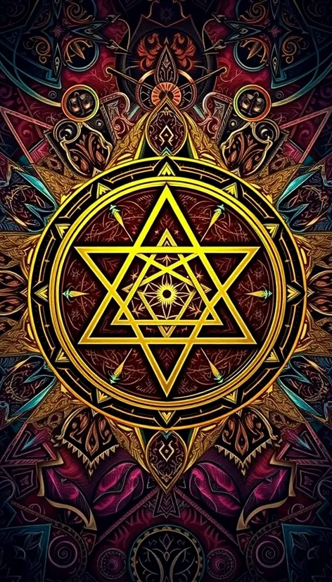 golden ratio pentagram