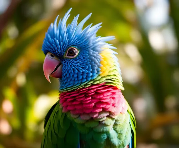 blue crown conure