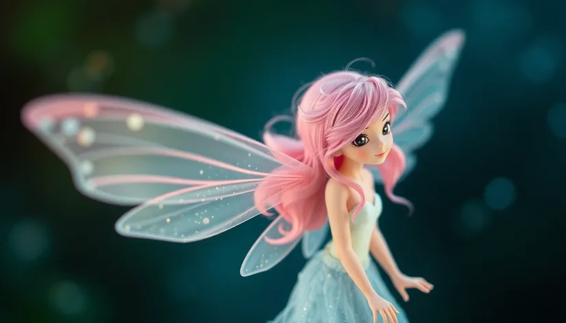 fairy with pink hair