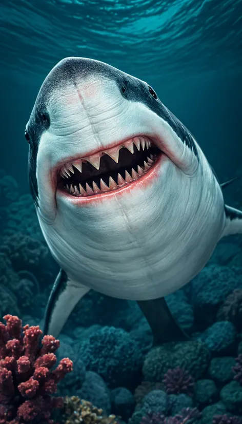 shark with human teeth