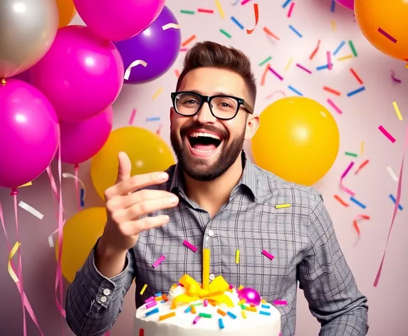 modern happy birthday male