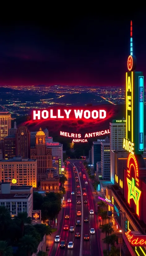 hollywood america map