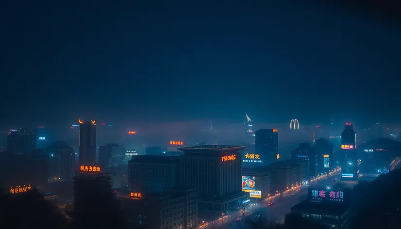 north korea at night