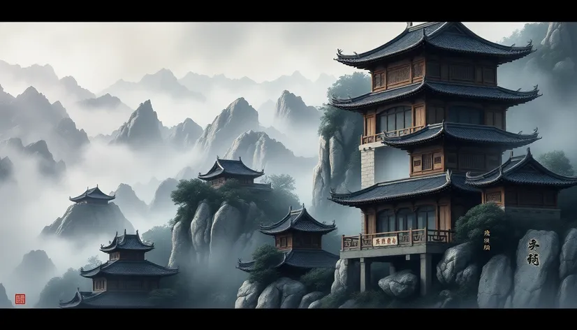 chinese mountain art