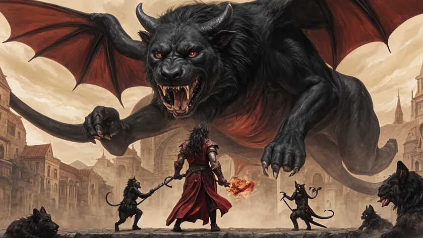 Asmodeus play with cerberus