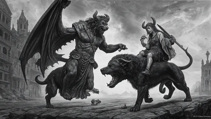 Asmodeus play with cerberus