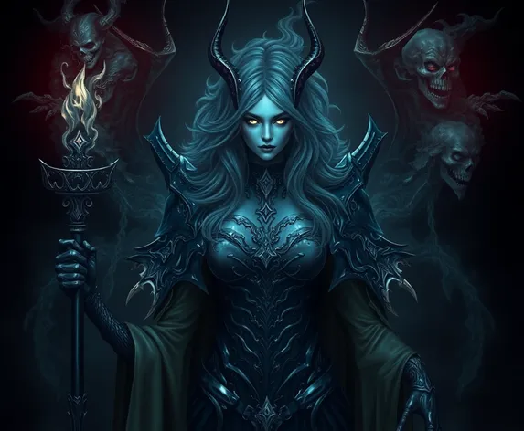 fantasy art lady death