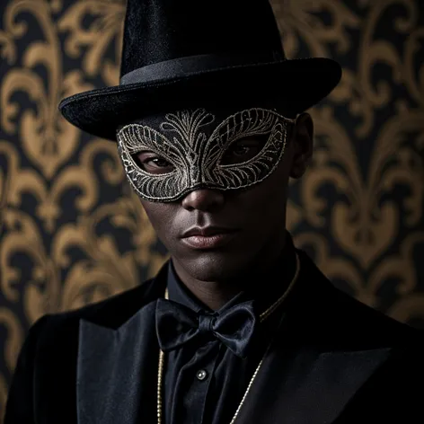 black male gatsby masquerade