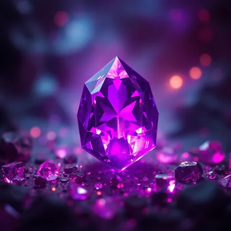 purple gemstone