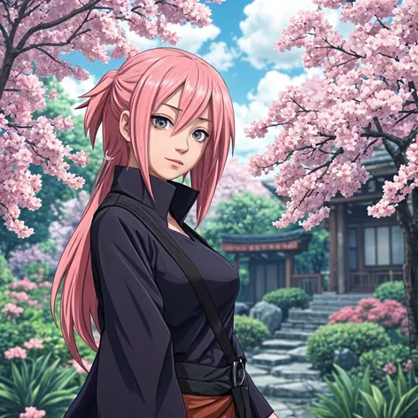 Adult sakura from boruto