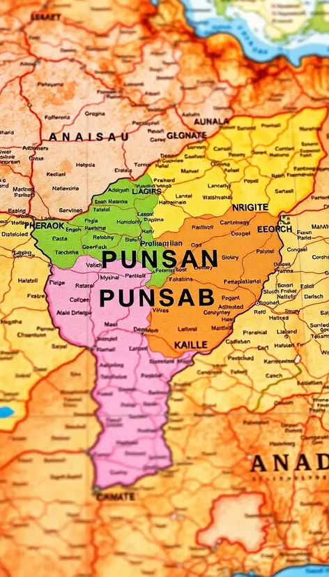 punjab on map