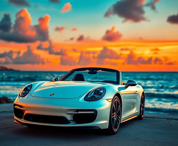 porsche ocean wallpaper