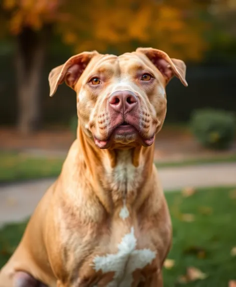 tan colored pitbull