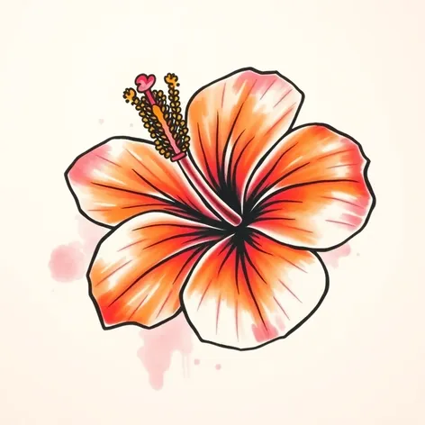 hibiscus tattoo flower