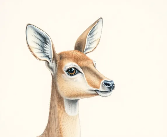 beautiful pencil drawings deer