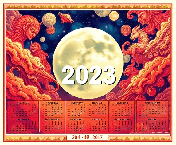 calendario lunar 2023