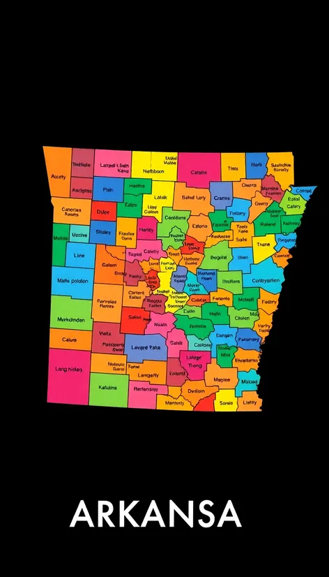 arkansas counties map