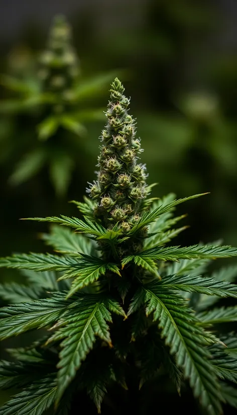 male cannabis plant