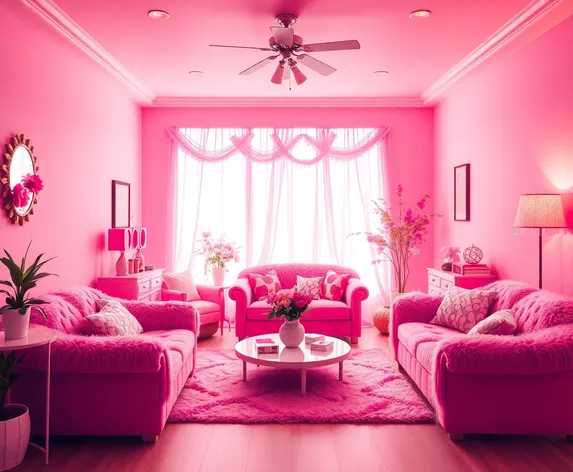 pink theme room