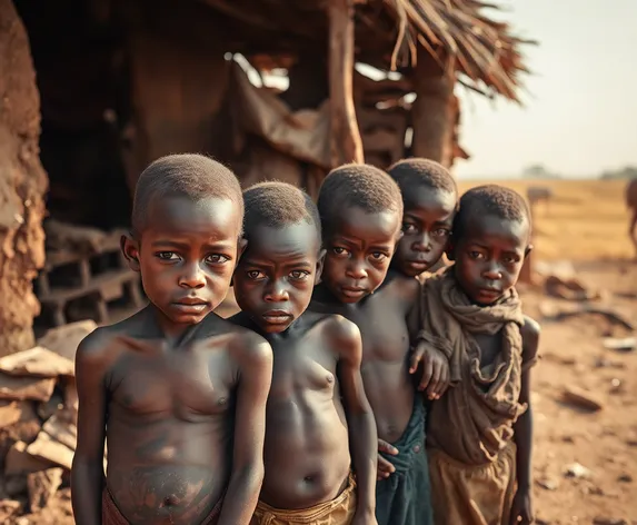 starving kids in africa